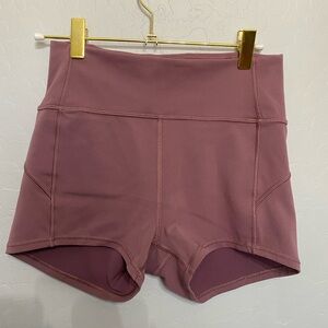 Lululemon in movement shorts - Mauve High-Waisted Shorts